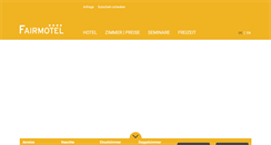 Desktop Screenshot of fairmotel.at